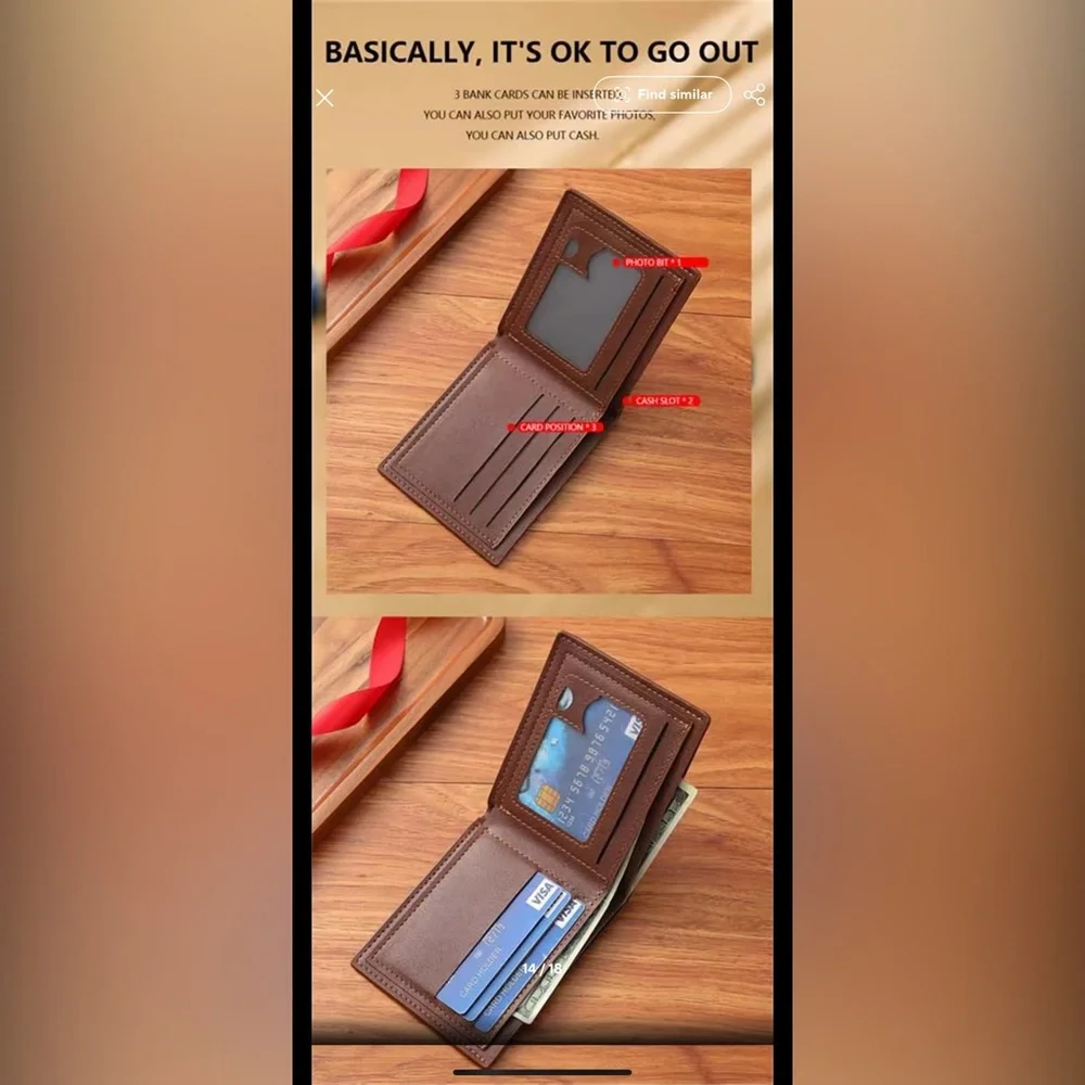 Classic Brown Leather Wallet
